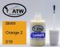 Preview: BMW, Orange 2, 019: 20ml Lackstift, von ATW Autoteile West.